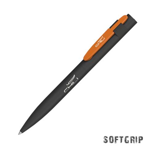 Ручка шариковая "Lip SOFTGRIP", черный/оранжевый, арт. 6941-3/10S - вид 1 из 4